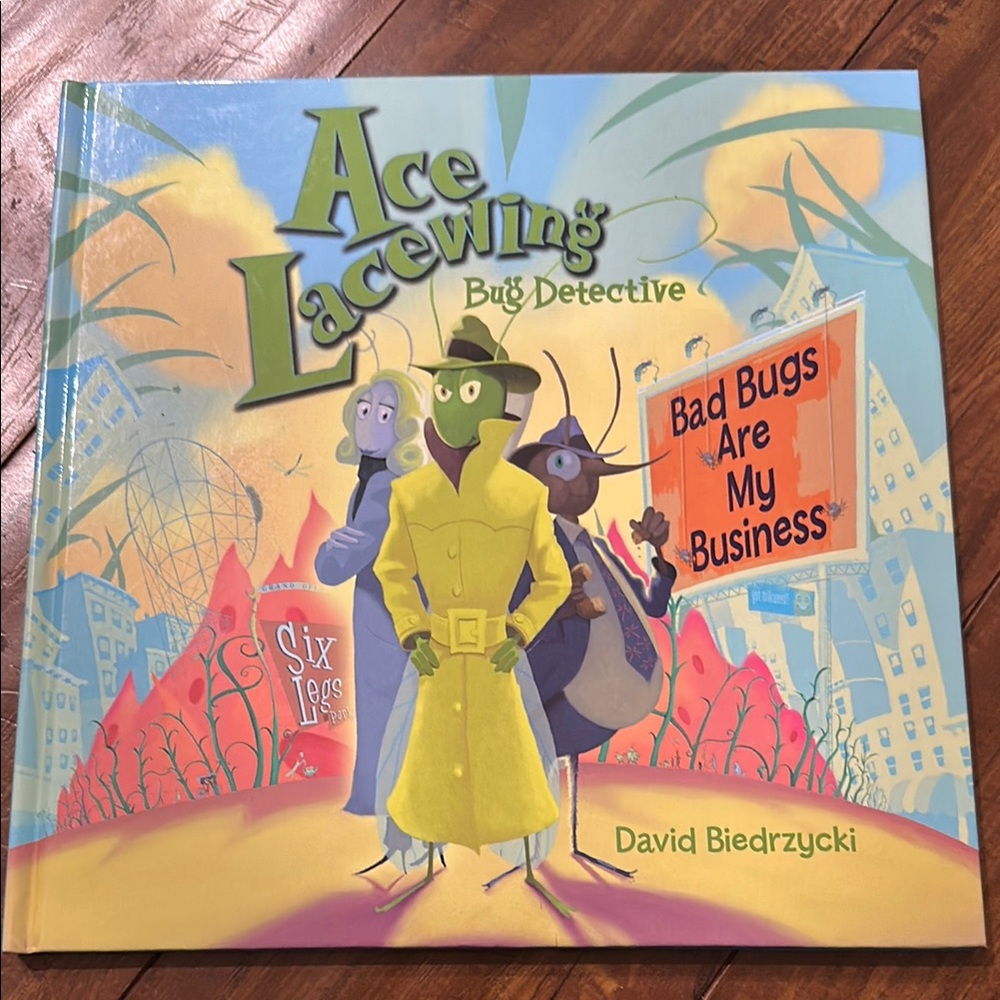Ace Lacewing Bug Detective Book